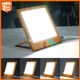 Night Lights Sad Lamp Stepless Dimming Potherapy Bionic Solar Light Touch Therapy Depression Anti-fatigue Timed Ligh