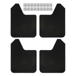 Bumpers 4x Mudflaps Flaps Exterior Parts Black Universal Car Accessories Guards Mudflaps for Pickup SUV Car Truck