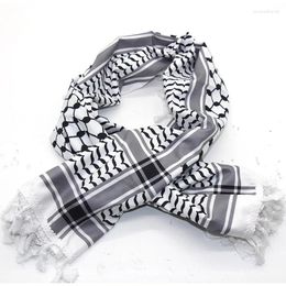 Bandanas Tactical Scarf Arab Keffiyeh Shemagh Muslim Headscarf Shawl Neck Cover Head Wrap Windproof Outdoor Headwear Men Women