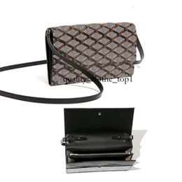 Varenne Leather Purses Luxury Shoulder Wallet Designer Bag Womens Black Purse Long Card Holder Sling Bag Lady Mens Cardholder Key Case Passport Crossbody Bags 889