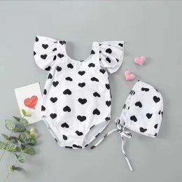 Swimwear Korean Baby Girls Ruffle Sleeveless Swimsuit Cute Bowknot Backless Swimwear for Toddlers Bathing Suit 15T Children Beach Wear