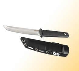 New Arrival 17T KOBUN Survival Stright knife Tanto Point Satin Blade Utility Fixed Blade Knives Hunting Tools2593540