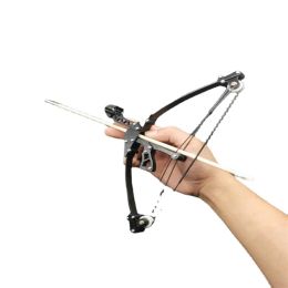 Arrow Mini Compound Bow Short Axis Triangle Archery Powerful Stainless Steel Creativity Outdoor Sports Arrow Shooting