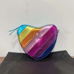Mens Famous Handbag Rainbow Bag London Genuine Leather Designer Tote Bags Womens Flip Stripes Shoulder Luxury Silver Bags77