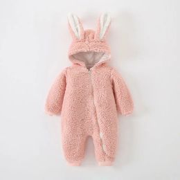 Sets Warm 02 Years Baby's Sets Spring and Autumn Grab Velvet Boy Clothing Girl Clothing Animal Overall Baby Coat Jumpsuit