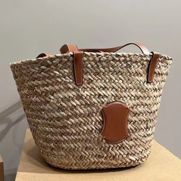 Fashion Womens Straw weave basket Beach Bag Mens summer travel tote handbag Luxurys Designer Crossbody bag lady clutch gym bucket top handle shopper Shoulder bags