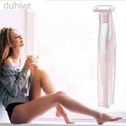 Epilator Portable Washable Electric Lady Shaver Bikini Trimmer Underarm Leg Hair Clipper Women Epilator Body Haircut Remover Shave Razor d240424