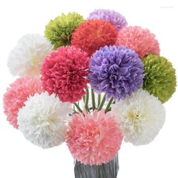 Decorative Flowers 44cm Silk Hydrangea Wedding Car Christmas Decorations Vase For Home Scrapbooking Artificial Plants Decor