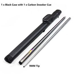 Gift Set of Professional Billiard Supplier Carbon 2-PC Pool Snooker Cue With Case Kit 240416