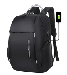 Backpack Multipurpose Laptop Large Capacity Business Bag Men's USB Rechargeable In Stock
