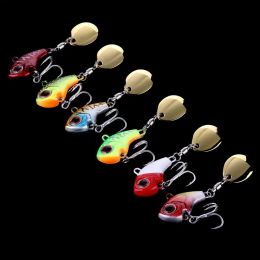 Accessories Suit Rotating Metal Vib Vibration Bait Spinner Spoon Fishing Lures 9g 16g 21g Jigs Trout Winter Fishing Hard Baits Tackle Pesca