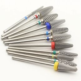 Bits 1pcs Quality Carbide Tungsten Nail Drill Bit Manicure Drill For Milling Cutter Nail Files Buffer Nail Art Equipment Accessory