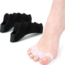 Treatment Silicone Finger Toe Protector Toe Separators Stretchers Straightener Bunion Protector Pain Relief Foot Care 5 Colors