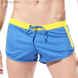 Men's Shorts Summer swimsuit mens beach swimming pool rod mesh quick drying surfboard shorts Ma breathable H240424