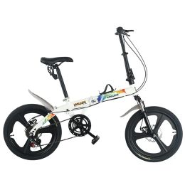 Bicycle Adult Folding Bicycle Mountain Bike SmallScale Portable Mini Variable Speed Damping Installation Free Integrated Wheel