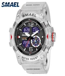Military Watch Quartz Wristwatches Sport 50M Waterproof Alarm Clock Light Analog Digital Male Clocks 8007 Mens Watches Digital 2201879317