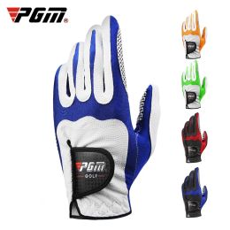 Gloves PGM Professional Men Golf Gloves Outdoor Sport Training Clubs Gloves Nonslip Wearable Grip Fits Well 1 pcs ST016