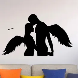 Wall Stickers European-Style Angel Home Decoration Nordic Style For Living Room Bedroom Accessories Murals