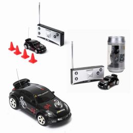 Cars 8 Colors 1/58 2.4G 4CH Mini RC Car Can with LED Light Radio Remote Control Car Racing Toys for Boys Kids