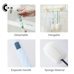 Water Bottles Sponge Cup Brush Simple Glass 23g Innovative White Multipurpose Durable Bottle Cleaner No Stains