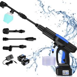 Homdox 960PSI Cordless Pressure Washer with 2x 40V Batteries - Cordless Power Washer Battery Powered Portable Pressure Washer with 6-in-1 360 Adjustable Nozzle
