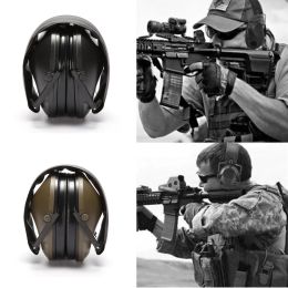 Accessories Military Tactical Headset Antinoise Ear Protector Adjustable Foldable Earplugs Soft Padded tactical headphones Shooting Equip