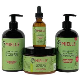 Shampoos Mielle Rosemary Mint Strengthening Essential Oil Shampoo Conditioner Repair Scalp & Hair Damaged improve Frizzy Hair Masque 1PCS