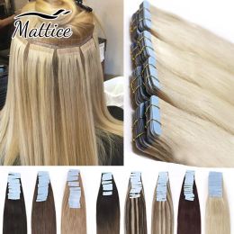 Extensions Tape In Hair Extension 100% Real Human Hair Extension Double Drawn US Strong Adhesive Tape In Human Hair Extensions For Salon