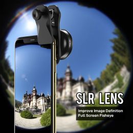 Lens APEXEL HD 195 Degree Super Fisheye Lens Phone Mobile Telephoto Camcorder Zoom For iPhone Xiaomi Samsung All Smartphones