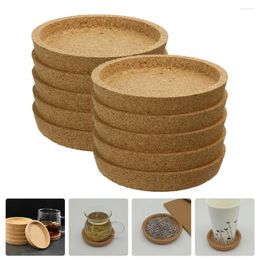 Pillow Restaurant Coasters Decor Cork Placemats Cup Holder Heat Resistant For Table Heat-resistant Drinks
