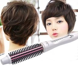 Irons Hair Curler Hair Straightening Brush Hot Heating Comb Hair Straight Styler Corrugation Curling Iron Hair Curler Comb