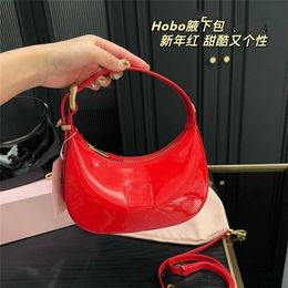 Tote bag high definition Exquisite Lacquer Leather PU Bright Face Hobo Zero Wallet Mini Underarm