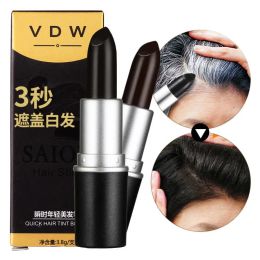 Color Black Brown OneTime Hair Dye Instant Gray Root Coverage Hair Color Modify Cream Stick Temporary Cover Up White Hair Colour Dye