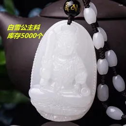 Pendant Necklaces Afghanistan White Jade Buddha Eight Guardian God Twelve Zodiac Live Broadcast