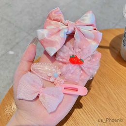 Hair Accessories 8/910 Pcs/Set Children Cute Colours Flower Bow Ornament Hair Clips Baby Girl Lovely Sweet Barrettes Hairpins Kid Hair Accessories