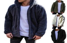 Men039s Jackets Casual Men Male Winter Warm Teddy Bear Pocket Coat Fleece Fur Hoodies Outwear Loose Plus Size CoatMen039s1100433