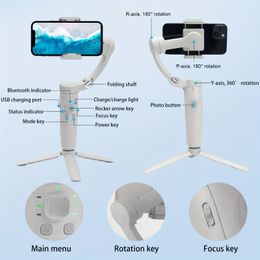 M1 Three-axis Foldable Mobile Phone Stabiliser Gimbal With APP Operation, Face Tracking, Human Tracking, Object Tracking. Hitchcock, Panoramic Shooting