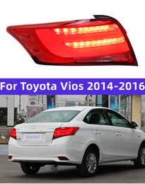 Car LED taillight for Toyota VIOS 2014-20 16 Rear Running Lamp Brake Reverse Dynamic Turn Signal Light