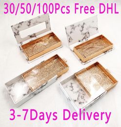 3050100Pcs Mix Lash Packaging Whole Empty Lashes Packaging Boxes 25MM Mink Lasehs Case Eyelash Packaging2591889