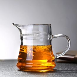 Sets 300ml Glass Tea Cup Heat Resistant Glass Teapot with Tea Infuser Milk Tip Mouth Tea Filter Separator H1238