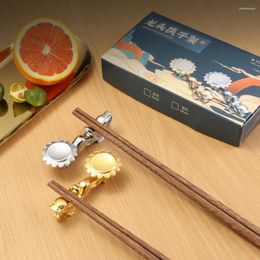 Kitchen Storage Dragon Head Chopstick Rest Chinese Style High-quality Tableware Rack Exquisite Zinc Alloy Holder