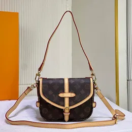 Designer borse di lusso stampato spalla a sella spalla a traversa portafoglio femminile cross body in cuoio 7a satchel tote mezzaluna mettini a spalla molla sacchetti