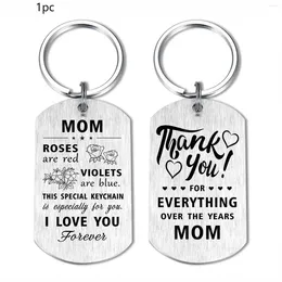 Keychains To My Mom Keychain From Daughter Son Thank You Gifts Birthday Mother's Day Christmas For