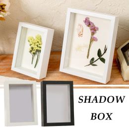 Frames Shadow Box Depth 5cm Wooden Photo Frame For Displaying ThreeDimensional Works Nordic DIY Wood Picture Frame Photo Decor