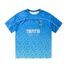 Tasarımcı T Shirt Yaz Moda Erkekler Günlük Kısa Kollu Tişörtler Trapstar Mektup Pint Tee Unisex Büyük boyutlu üst