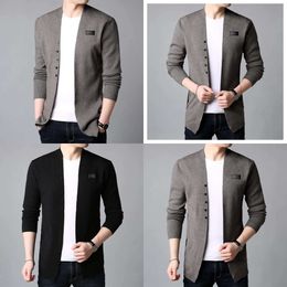 Casual Cardigan Knitted Cotton Wool Sweater Men Clothes Autumn Winter New Mens Sweaters and Cardigans Coat 201022 s s s