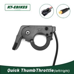 Accessories Quick Thumb Throttle Electric Bicycle Part & Accessories Scooter Bike Throttle ebike 3 Pin Waterproof SM Connector
