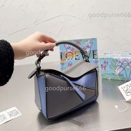 Capacity Puzzle Diamond Girl Coloured Bags Unisex Designer Bag Spliced Spain Handbag Lady Large Loe Handbags Tote Geometry MGNZ