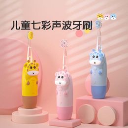 ZK20 Smart Critter Shape Ultrasonic Electric Toothbrush Children's Toothbrush Soft Bristles Three Gear Colourful Flare