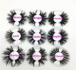 Newest 25MM 3D Mink Eyelashes Long Dramatic 100 Mink Eyelash Makeup 5d Mink Eyelashes Thick Long False Eyelashes Eyelash Extensio5822853